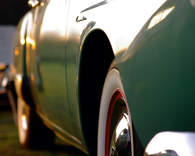 Vintage green car, beautifully restored, representing the unique and special finds at Rev Ride.